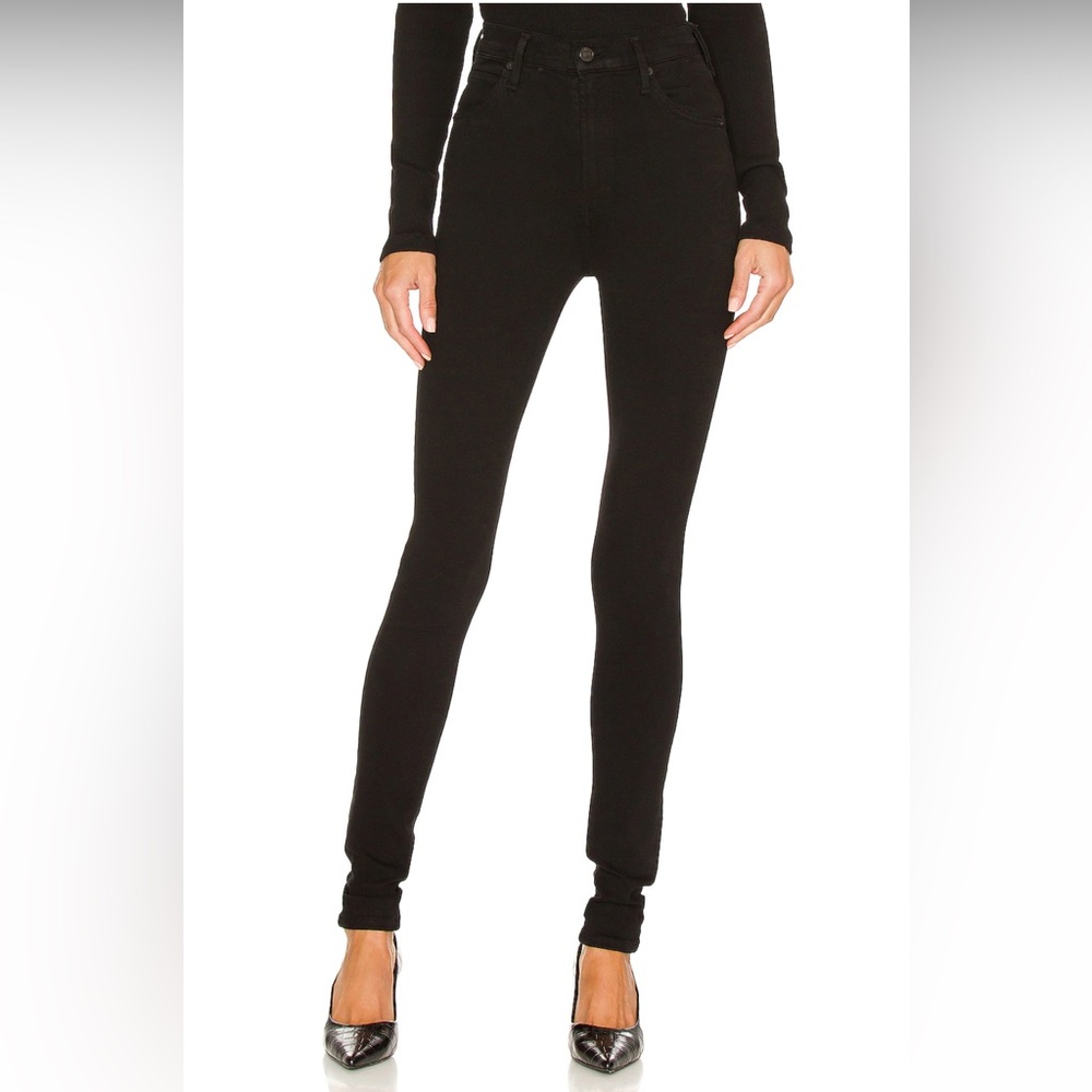Citizens of Humanity! Chrissy High Rise Long, Black, Size 25